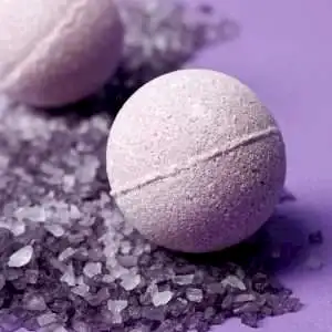 Lavender bath bomb
